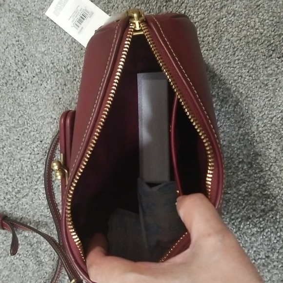 Coach 1941 Joni Crossbody In Scarlet Jacquard - Picture 8 of 11